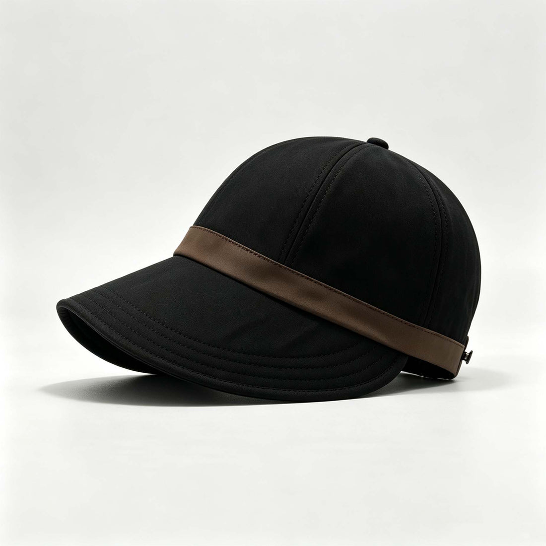 Color Band Ponytail Sun Visor Baseball Cap